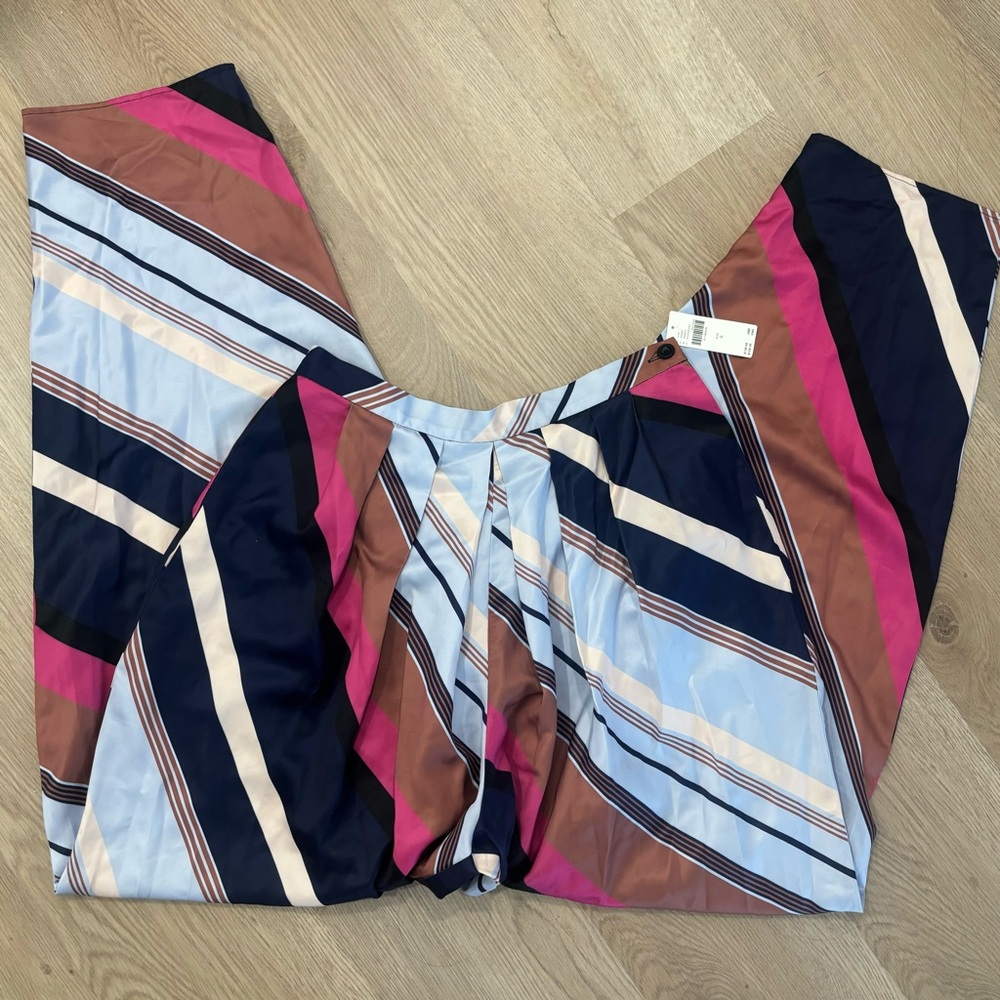 Anthropologie Maeve Balloon Striped Pants Size 6 - Picture 5 of 6